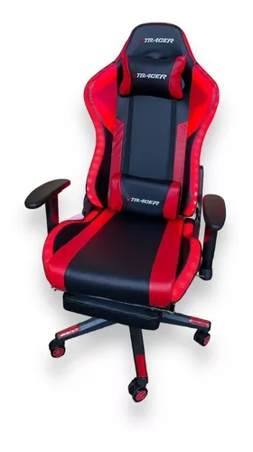 Sillon Gamer Pro Pc Playstation Xbox Roja Rgb Parlante Bt