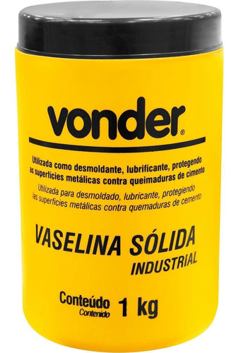 Vaselina Solida Industrial 1 Kg Vonder