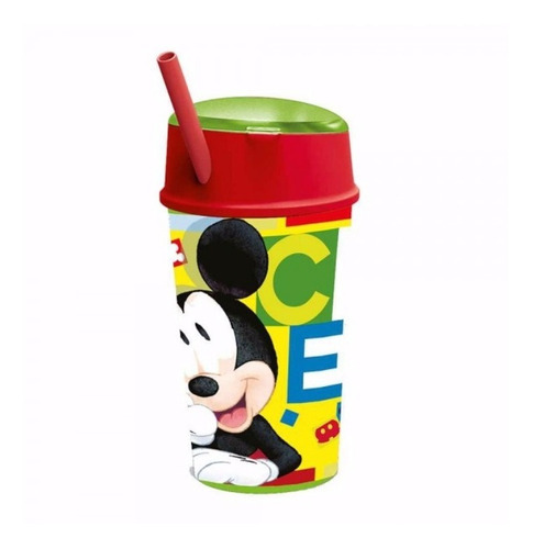 Vaso Plastico Snack Cerealero Sorbete Mickey Mouse Letras