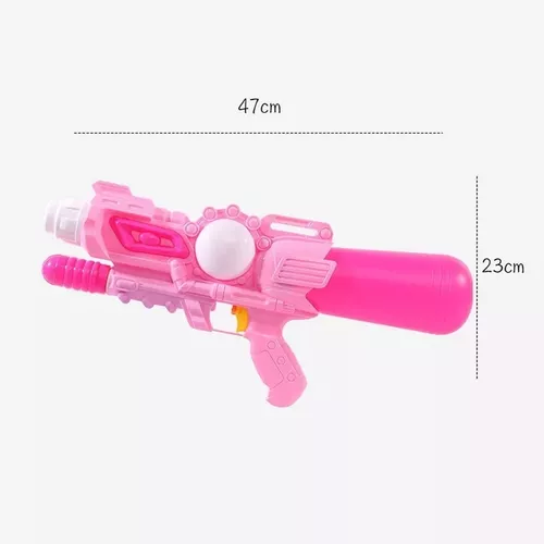 Kit 3 Pistola Arminha Water Gun Lança Água Brinquedo 23cm
