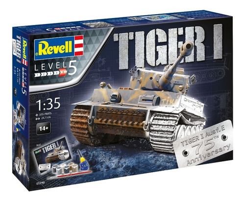 Revell Gift-set - 75 Years Tiger By Revell # 5790 1/35