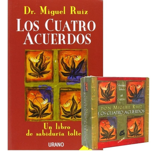 Los Cuatro Acuerdos - Miguel Ruiz ( Libro + Cartas )