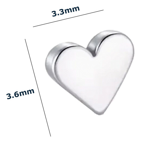 Arma Tu Piercing · Titanio 16g · Hilo Interno Top Corazon