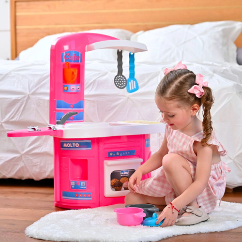 Cocina Prinsel Juego First Chef Rosa Niña Rosa