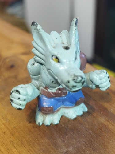 Muñeco Figura Digimon Weregarurumon Goma Antiguo 