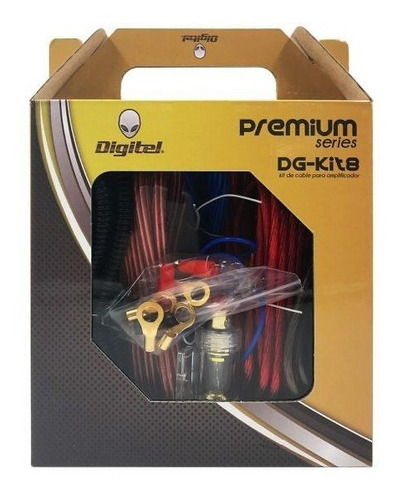 Kit De Cables Amplificador Digitel Dg-kit4 1500w