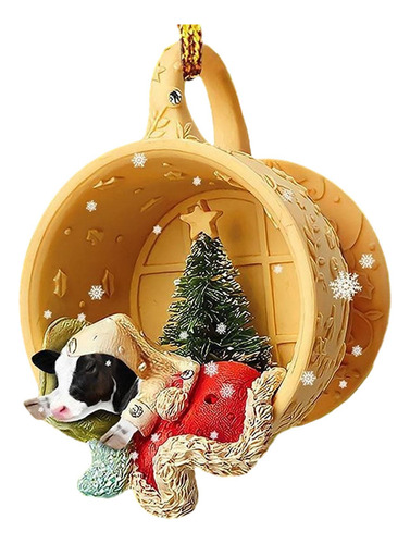 2 Ornamento De Pingente De Cachorro De Natal, Estilo C