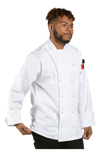 Chaqueta Chef Blanca Unisex Uncommon 0425c - Uniformes Chef