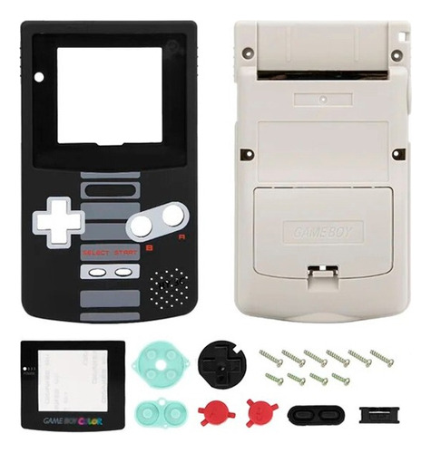 Carcasa Para Game Boy Color (gbc) Edicion Nes