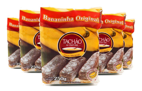 Imagem 1 de 1 de Bananinha Sem Acúcar Tachão De Ubatuba 200g ( 5 Und )