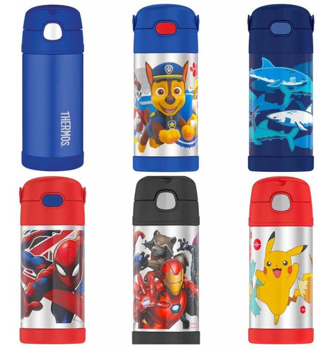 Garrafa Squeeze Térmico Thermos Funtainer Menino Importado