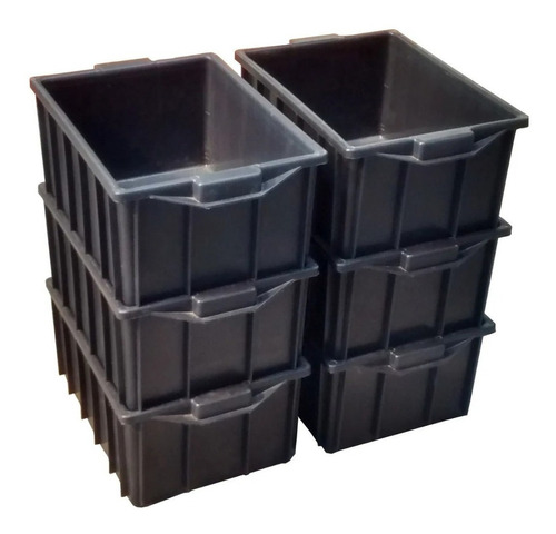 Caixa Plastica Organizadora 15,5l Com Tampa Tipo Container 