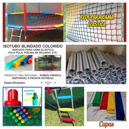 Cama Elastica Triangulo C/fita Reforçada P/ Lona De Salto 20