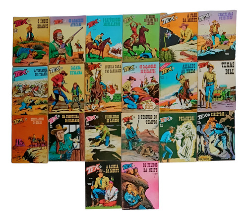 Tex Mensal Coleção Completa Da Revista Tex Do Número 1 Ao 100 Edição Raro E Colecionável (Usado)