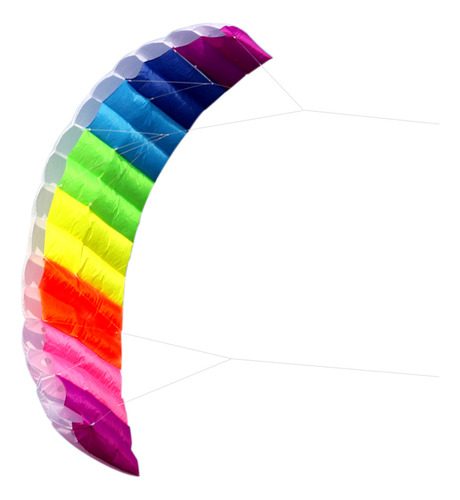 Acrobacia Colorida Con Alas De Doble LĂnea De Vuelo De 1/1,4