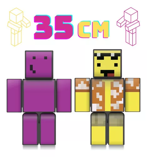 Kit 3 Bonecos Minecraft Problems Melzinha Mel 35 Cm - Algazarra