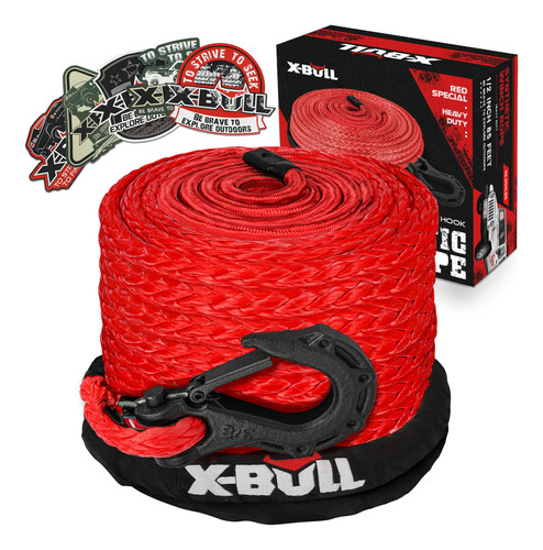 X-bull Cuerda De Cabrestante Sintetica  Kit De Cables -1/2