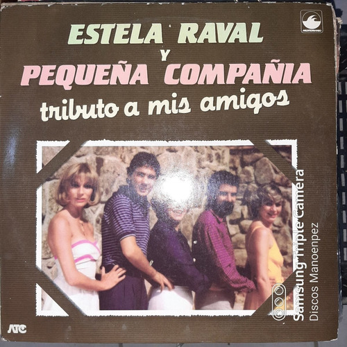 Vinilo Estela Raval Pequeña Compañia Tributo A Mis Amigos M5