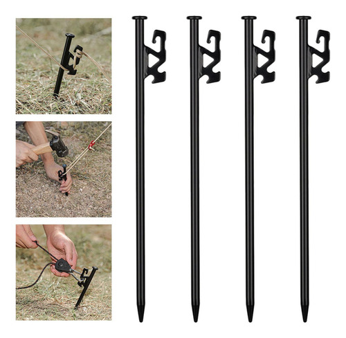 Li 4 Piquetas For Tienda De Campaña, Piquetas For Camping