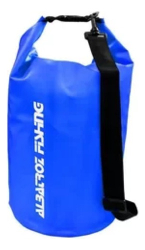 Bolsa Saco Estanque Impermeável Albatroz 10 Litros C/ Alça Cor Azul Desenho do tecido Liso