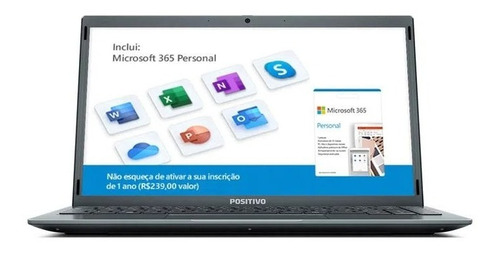 Notebook Positivo Intel Quad Core 4gb 128gb  14 Windows 10