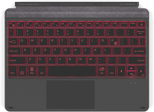 Teclado Iluminado Bluetooth Para Surface Go 1 Y Go 2