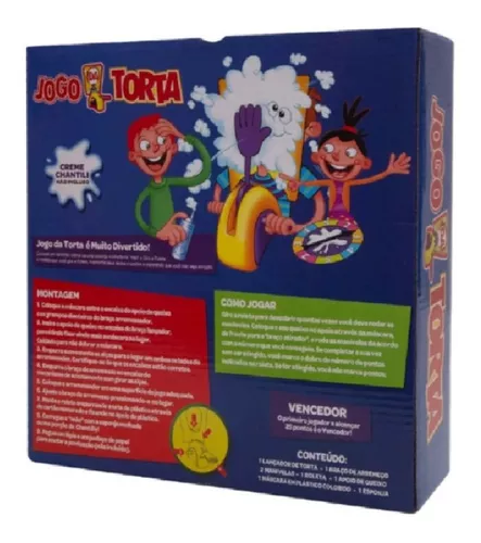 Brinquedo Infantil Jogo Pegadinha Torta na Cara Brincadeira em Família  Envio Imediato!