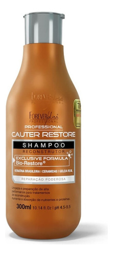 Shampoo Cauterização 300ml Reparação Poderosa Forever Liss