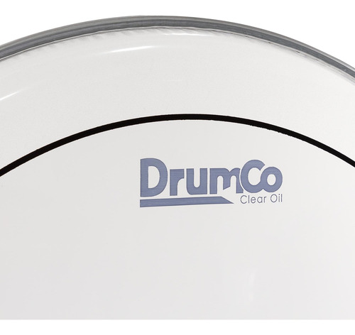 Parche Para Bombo Clear Oil De 20 Dr-20cdpo Drumco Color Agua