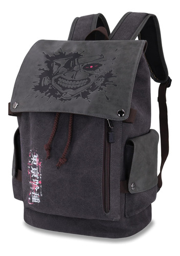 Roffatide Anime Tokyo Ghoul Ken Kaneki Mochila De Lona Para 