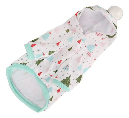 Sudadera Con Capucha Para Perro Con Estampado De Árbol De Na