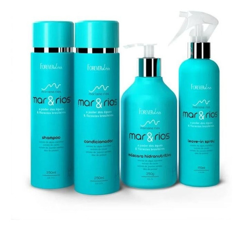 Linha Completa Mariana Rios Forever Liss Mar&rios 4 Produtos