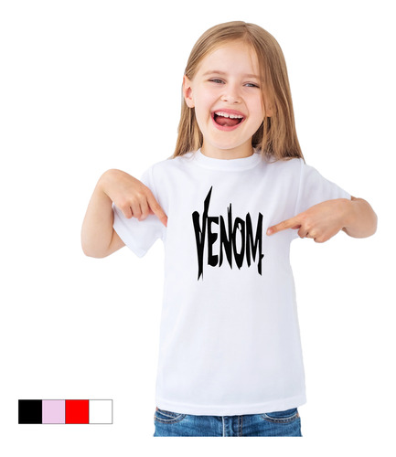 Playera Para Niño Y Niña Color Venomn #9