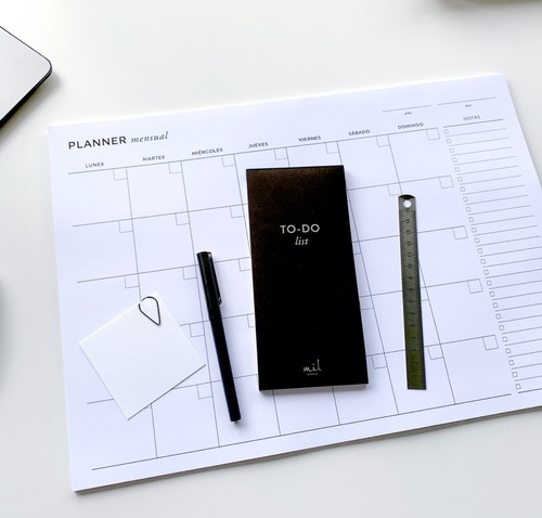 Planner Net Mensual A3 Perpetuo - Mil Letterpress