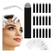 Comprar 100 Navajas Microblading Nano Pin Y Lengua De Gato Agujas