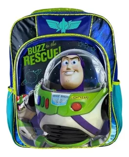 Mochila Escolar Grande Primaria Ruz Disney Toy Story Buzz Lightyear 174618 Boit Color Verde Diseño de la tela Liso