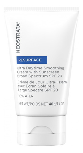 Neostrata Resurface Crema Ultra Suavizante Spf20 40g Smooth Momento de aplicación Día Tipo de piel