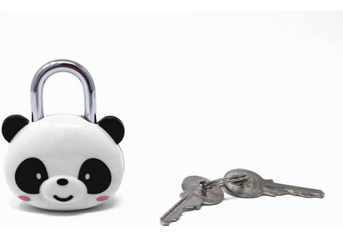 Honbay Cute Panda Lock Candado Con Llaves