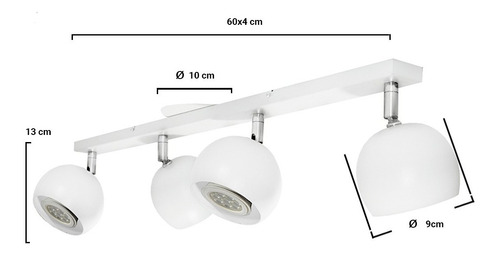 Imagen 3 de 10 de Iluminacion Aplique Plafon Barral Calado Moderno Luz Led Ccl