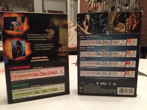 Alien Quadrilogia E Predador - 6 Discos (Usado)
