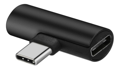 Adaptador Convertidor Tipo C A Tipo C Y Auxiliar 3.5mm 