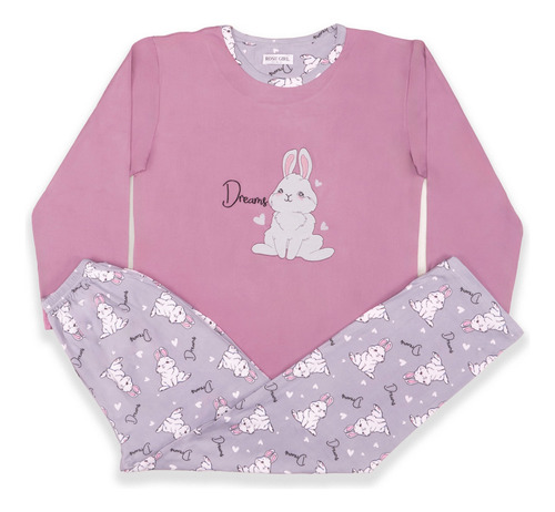 Conjunto Pijama Mujer Playera Pantalón Algodón Comoda Fresca