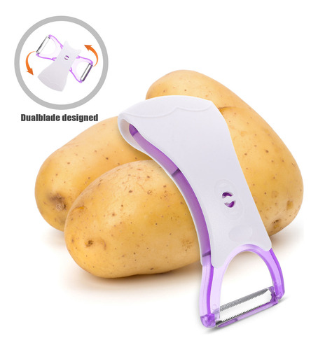 Pelador De Doble Cara Para Cocina, Pelador De Frutas Multifu