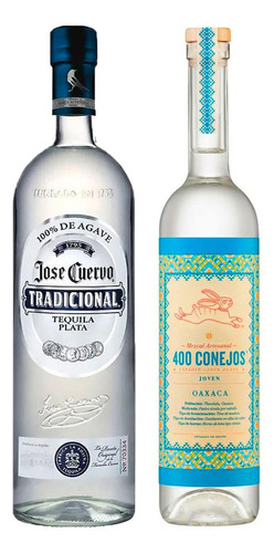 Tequila Jose Cuervo 950 Ml + Mezcal 400 Conejos Joven 750 Ml