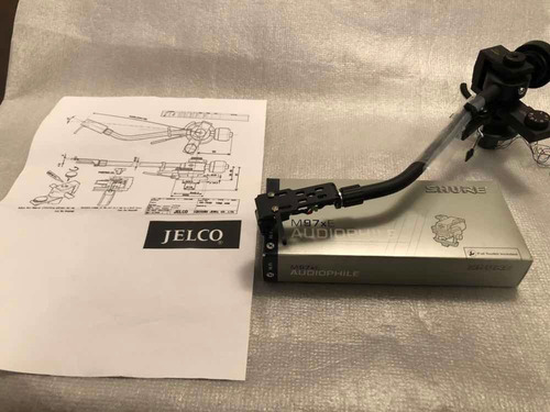 Braço Toca Discos Jelco Sa 370 H Cápsula Shure M97xe