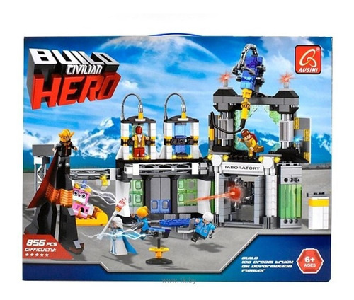 Bloques De Encastre Heroes 856 Pcs - Ausini