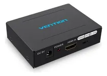 Comprar Vention AFHB0 divisor de audio hdmi y rca 4k 30hz para home theater o barra de sonido con fuente de alimentacion carcasa aluminio para tv pc consola proyector Negro 220V