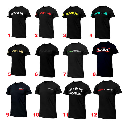 Remera R-ogue Fitness Crossfit Gym Powerlifting Red