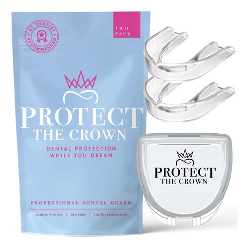 Protector Bucal Nocturno 2 Piezas Para Rechinar Dientes