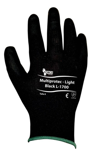 Pack 12 Guantes Multiprotec Flex Light L-1700 Palma Pu Force